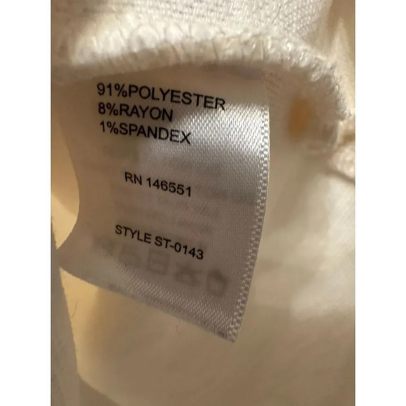 Summer & Sage Pullover Sweatershirt Bell Sleeve Cream Size Small Coverup - Picture 4 of 4